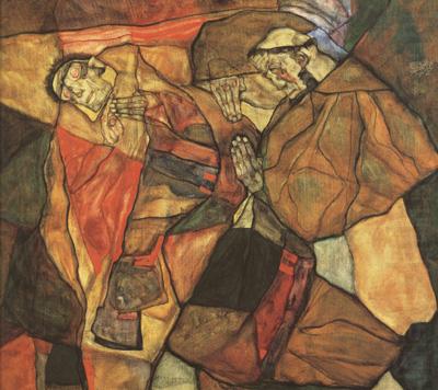 Egon Schiele Agony (mk12) china oil painting image
